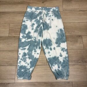 PacSun Teal Tie-Dye Sweatpants Kids XL 12 Pull On Elastic Waist‎ Pockets